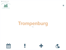 Tablet Screenshot of groepspraktijktrompenburg.nl
